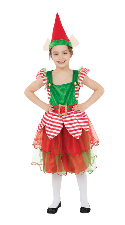 Elf Girl Small Childrens Costume To Fit Child Of Height 110cm 122cm_1 CC647