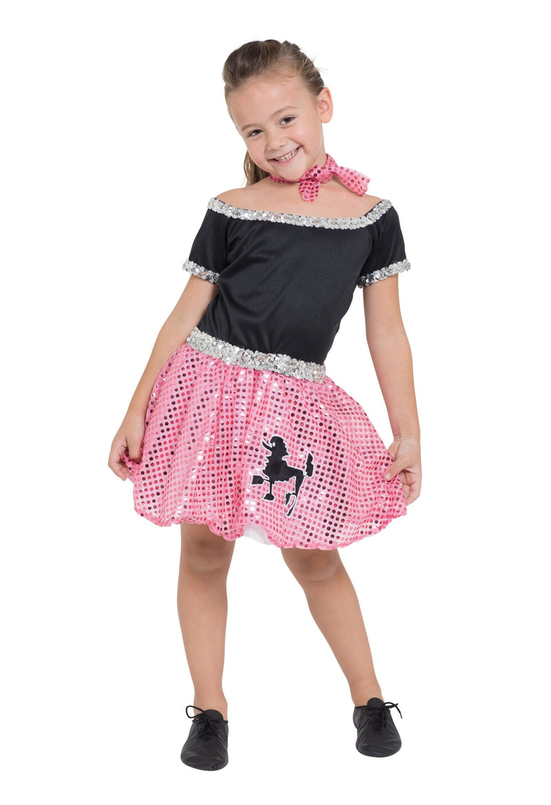 Rock ‘n’ Roll Sequin Dress Pink_1 CF088
