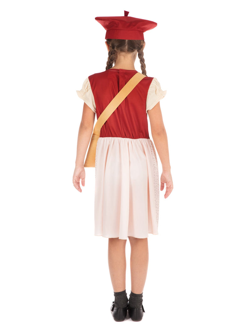 Evacuee Schoolgirl Childrens Costume