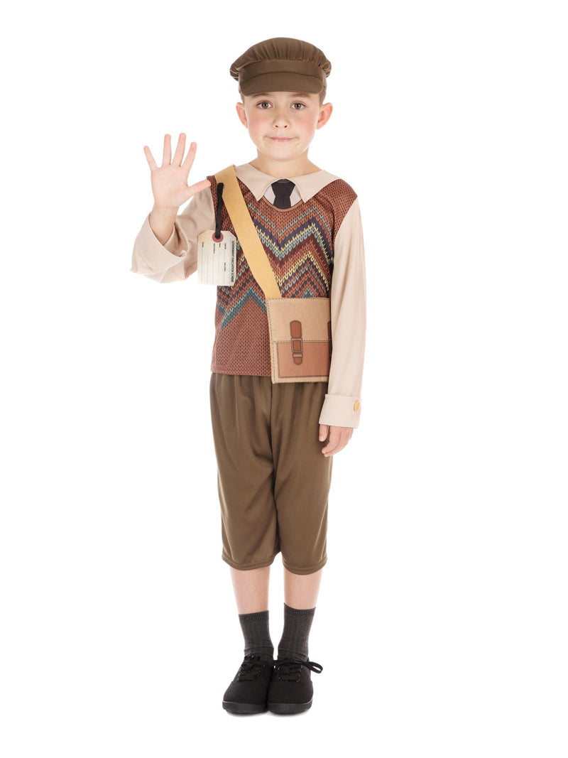 Evacuee Schoolboy Childrens Costume