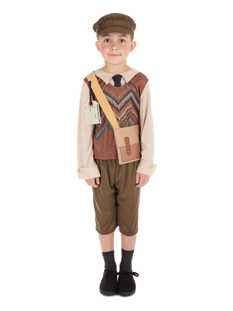 Evacuee Schoolboy Childrens Costume