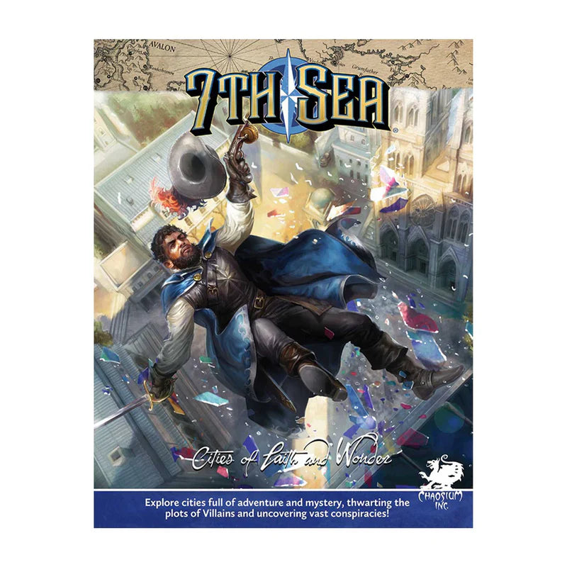 7th Sea Cities of Faith & Wonder Hardcover Book