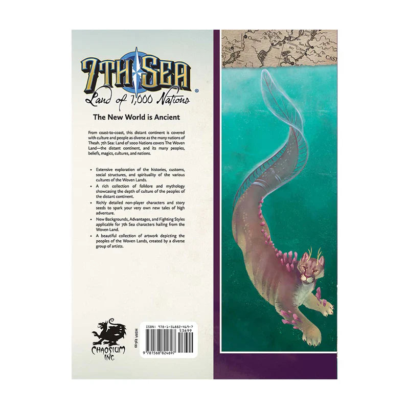 7th Sea Land of 1000 Nations Book