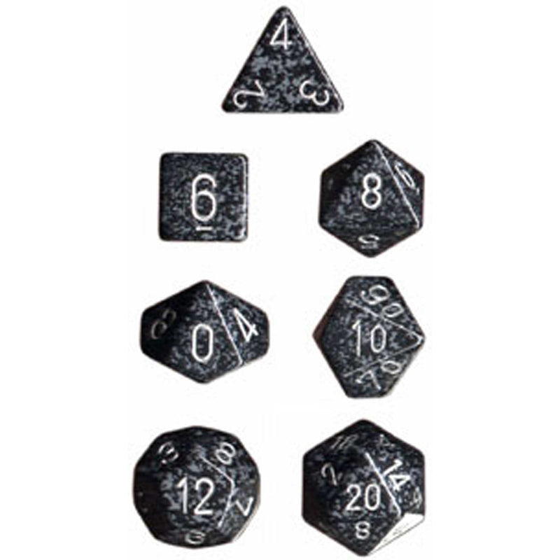 Polyhedral Dice: Speckled - Ninja (7)