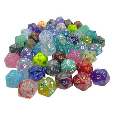 d20 Polyhedral Dice: Bag of 50 Assorted Signature™