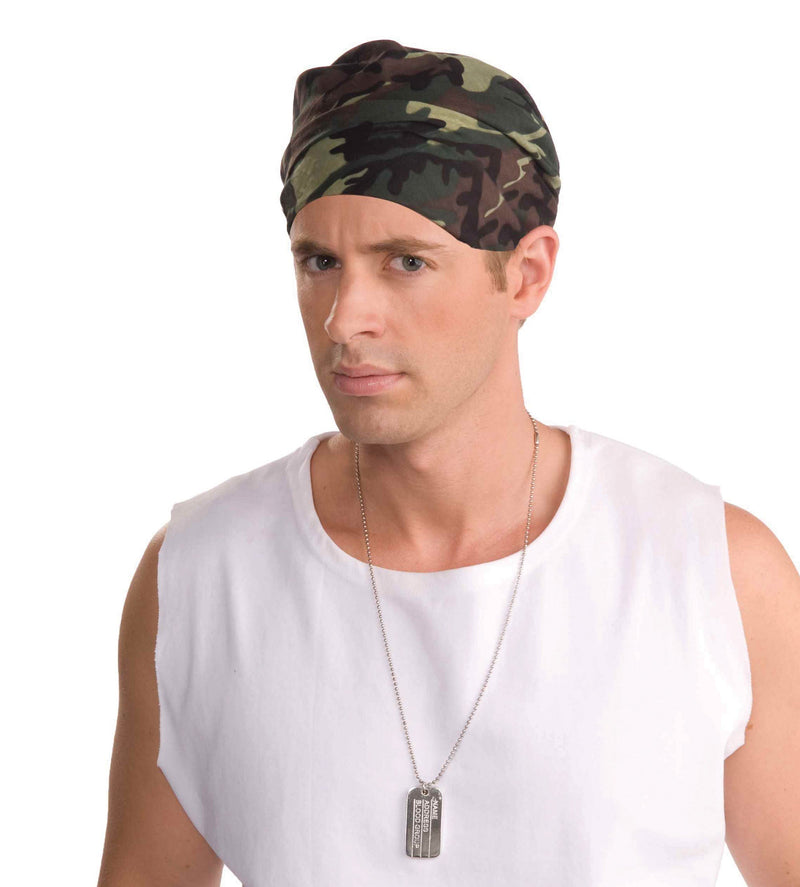 Camouflage Bandana Army Costume Accessory_1