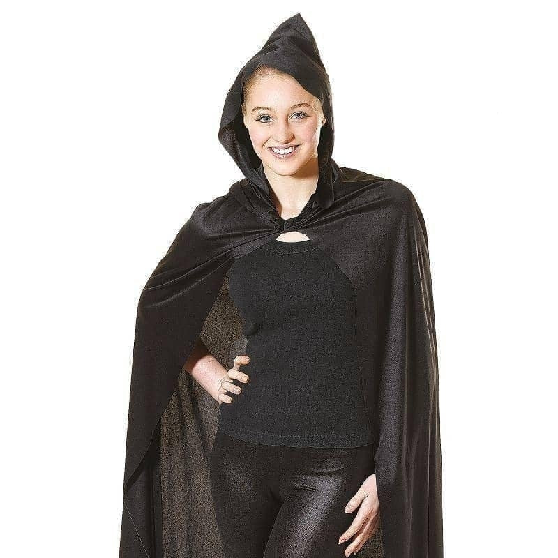 Size Chart Cape Long Hooded Unisex Costume