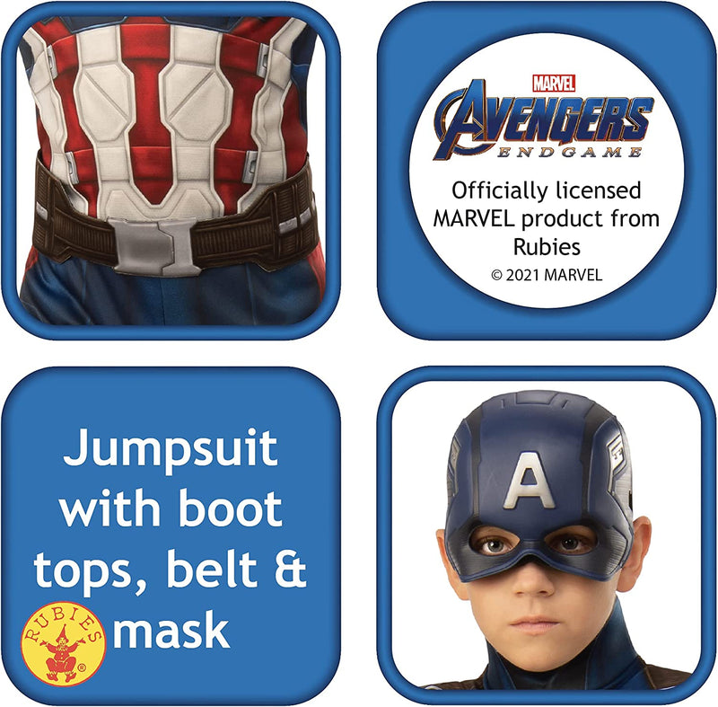 Captain America Boys Costume Avengers Endgame_3