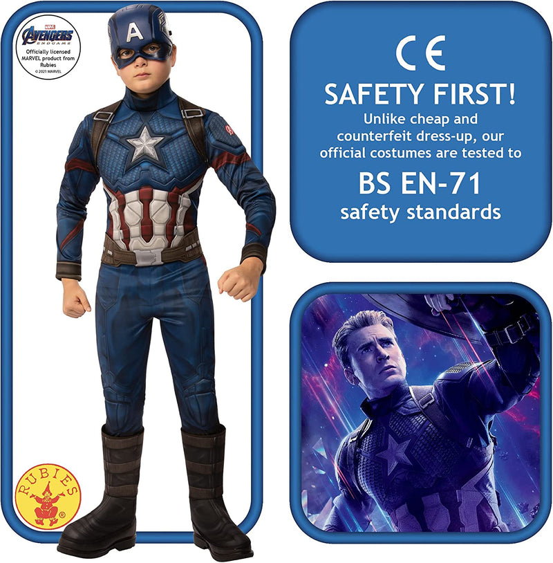 Captain America Costume Boys Deluxe Avengers Endgame_2