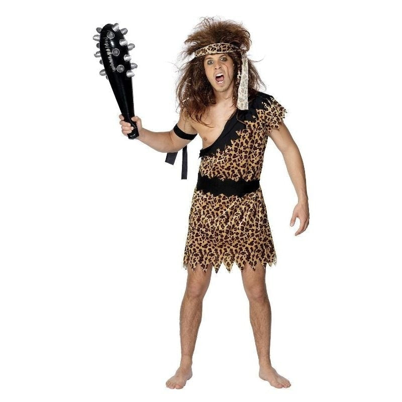 Caveman Costume Adult Brown_3