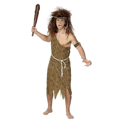 Caveman Costume Brown Adult_1