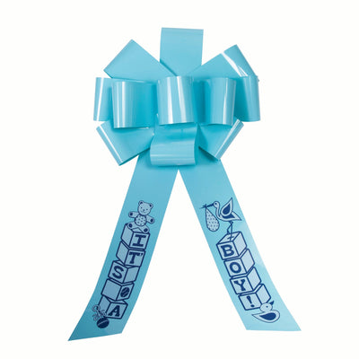 Celebration Door Bow Its A Boy Blue Decoration_1