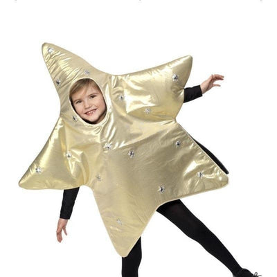 Christmas Star Costume Kids Gold_1