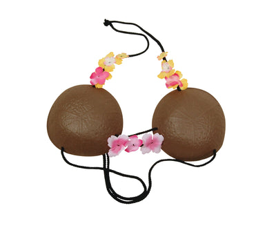 Coconut Bra Hawaiian Costume Accessory_1