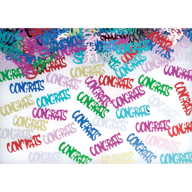 Confetti Congratulations Multi Colour – Mad Distribution Costumes Australia