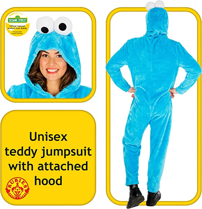 Cookie Monster Sesame Street Adult Costume_2