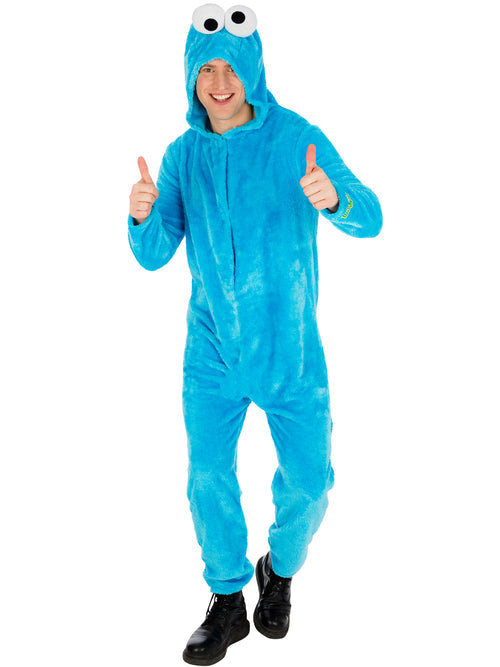 Cookie Monster Sesame Street Adult Costume_4