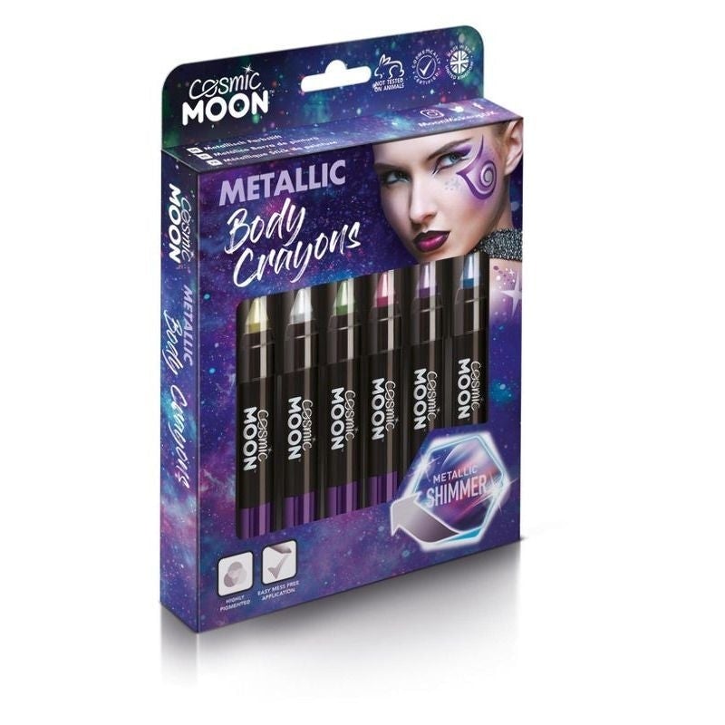 Cosmic Moon Metallic Body Crayons Assorted Box Set Costume Make Up_1