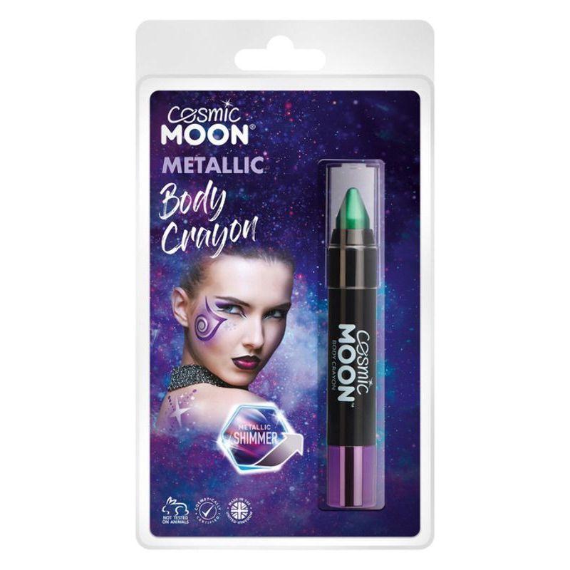 Cosmic Moon Metallic Body Crayons Green S11265 Costume Make Up_1