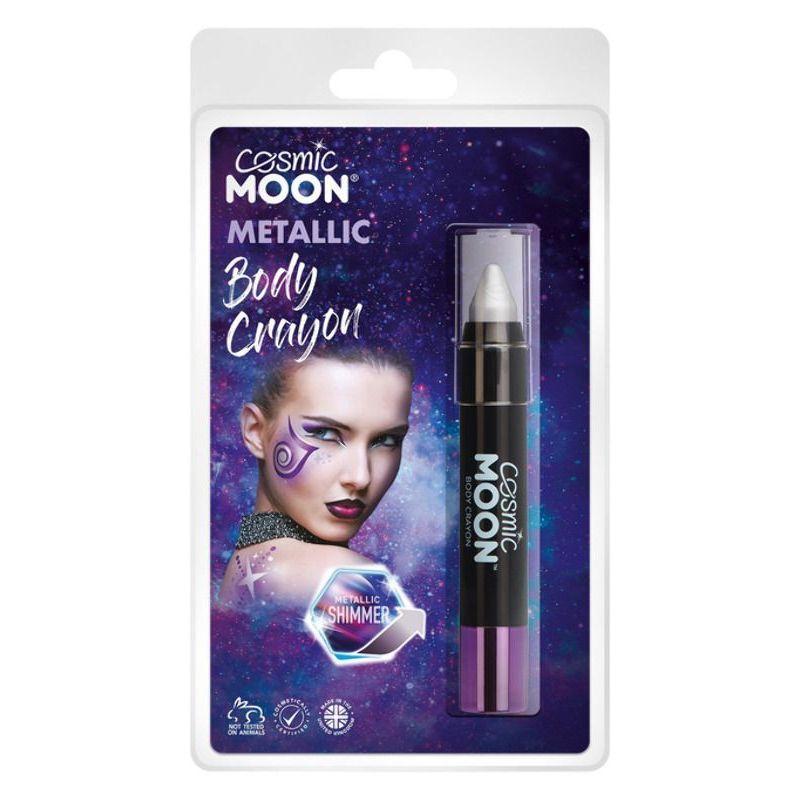 Cosmic Moon Metallic Body Crayons Silver Costume Make Up_1