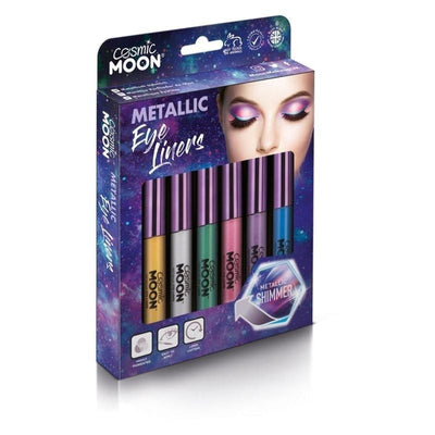 Cosmic Moon Metallic Eye Liner Assorted Box Set Costume Make Up_1