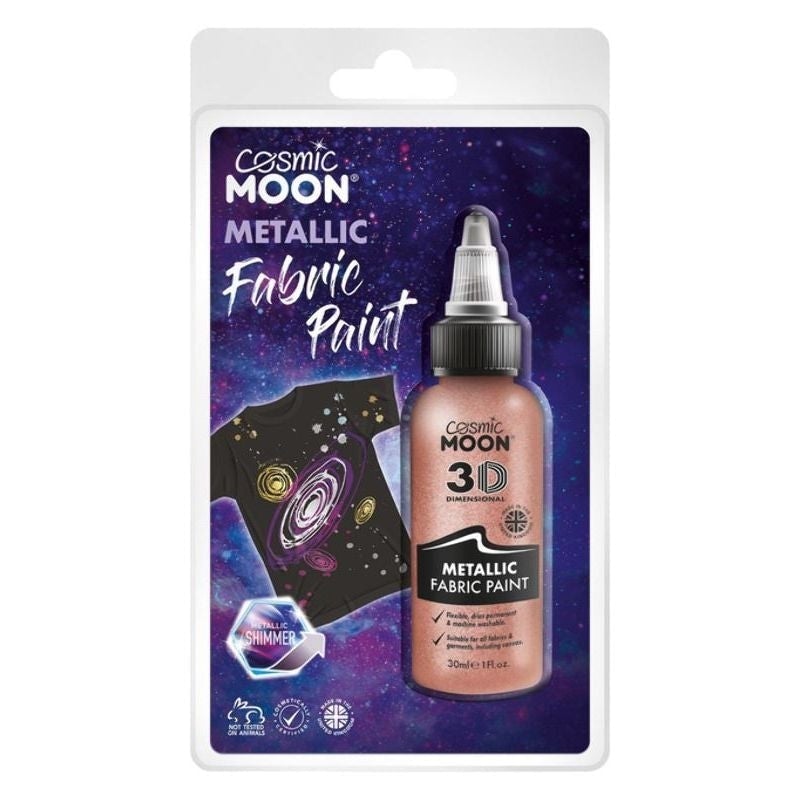 Cosmic Moon Metallic Fabric Paint Clamshell 30ml Costume Make Up_7