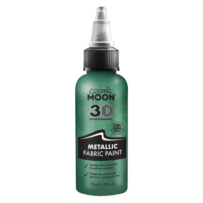 Cosmic Moon Metallic Fabric Paint Single 30ml Costume Make Up_3