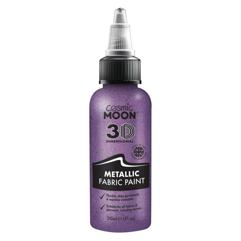 Cosmic Moon Metallic Fabric Paint Single 30ml Costume Make Up_5