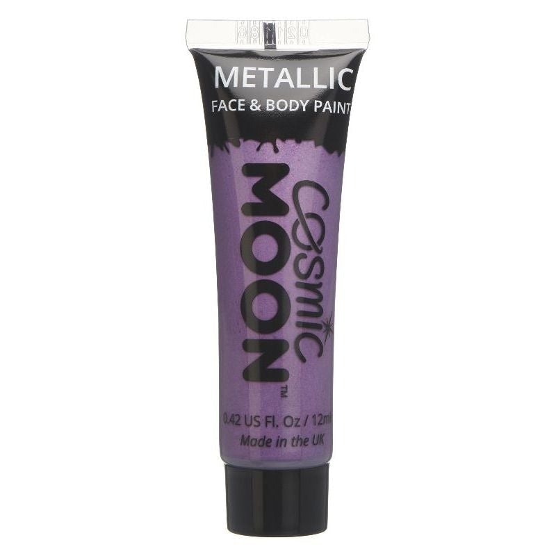 Cosmic Moon Metallic Face & Body Paint Single, 12ml Costume Make Up_5