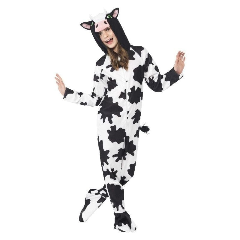 Cow Costume Kids White Black_1