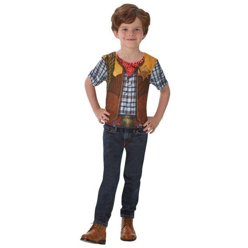 Cowboy T Shirt Boys Wild West Costume_1