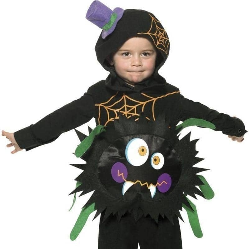 Crazy Spider Costume Kids Black_1