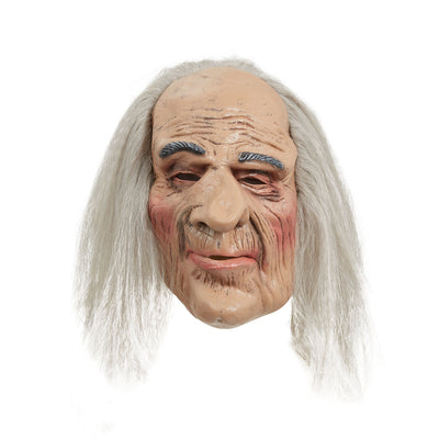 Creepy Old Man Mask & Grey Hair_1