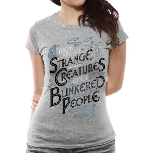Crimes Of Grindelwald Strange Creatures Fitted T-Shirt Adult Crimes Of Grindelwald Strange Creatures Fitted T-Shirt Adult