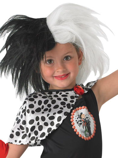 Cruella De Vil Wig for Kids Disney 101 Dalmatians