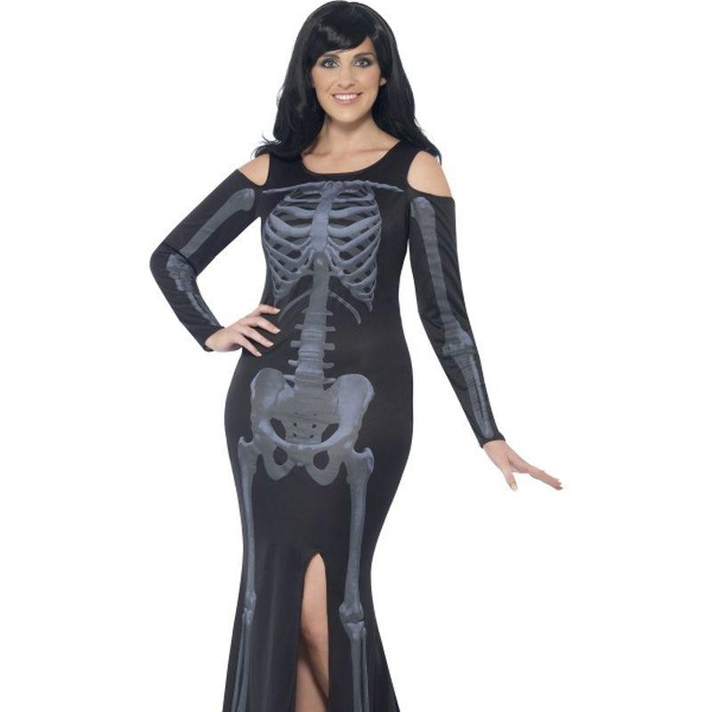 Curves Skeleton Costume Adult Black_1