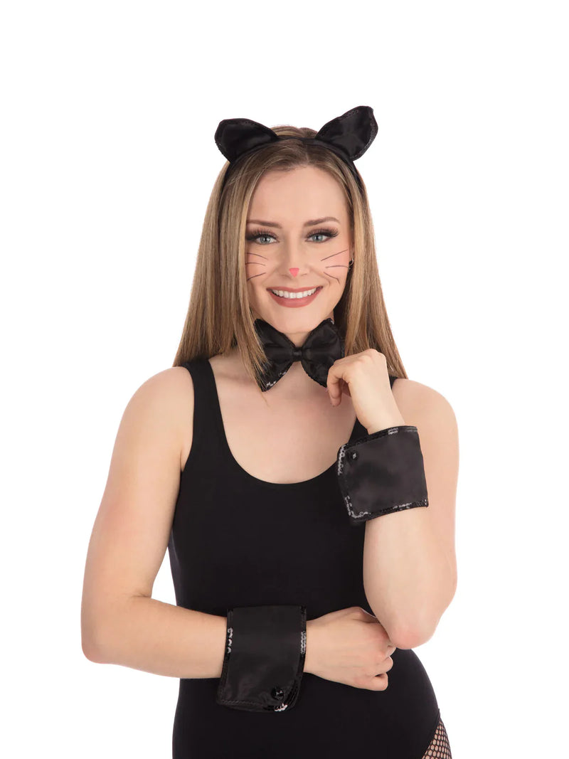 Womens Cat Set Formal Instant Disguise Female Halloween Costume
