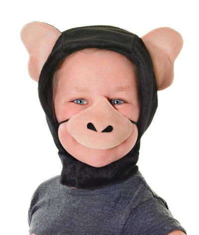 Chimpanzee Disguise Set Hood + Nose Instant Disguises Unisex_1 DS151
