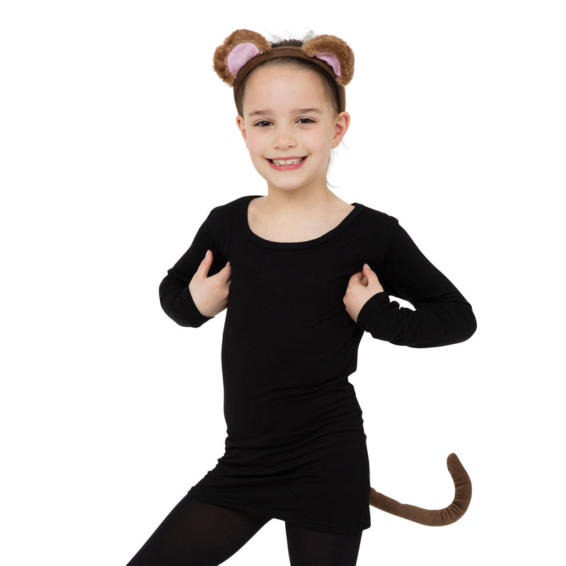 Monkey Set Ears + Tail Instant Disguises Unisex_2 