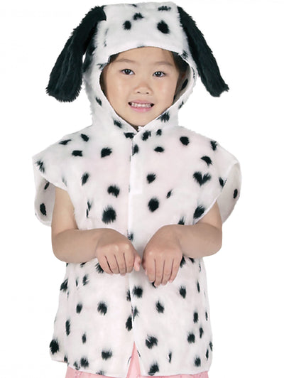 Dalmation Fur Tabbard Childrens Costume Unisex_1