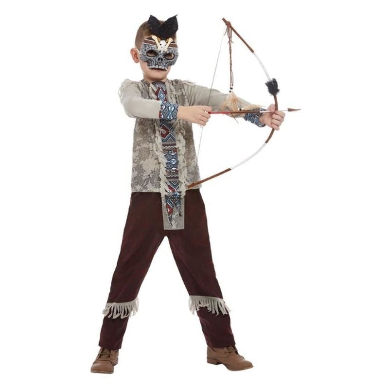 Dark Spirit Boys Warrior Costume Grey_1