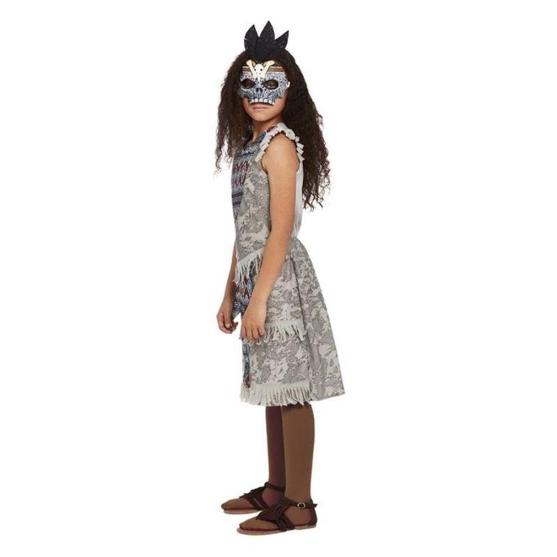 Dark Spirit Girls Warrior Costume Grey_3