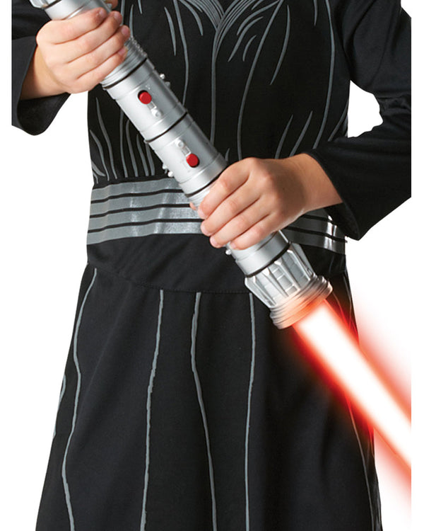 Darth Maul Costume Boys Sith Lord Apprentice Black Robes_3