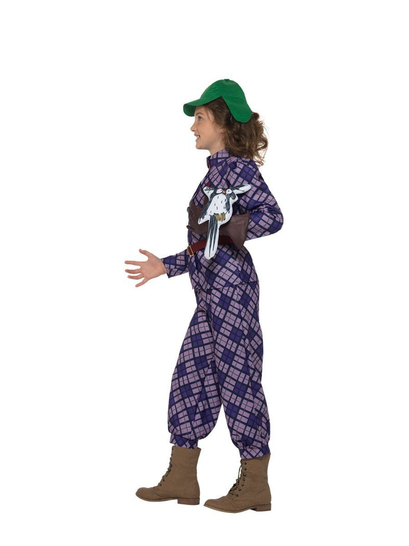 David Walliams Deluxe Awful Auntie Costume Kids Purple_3