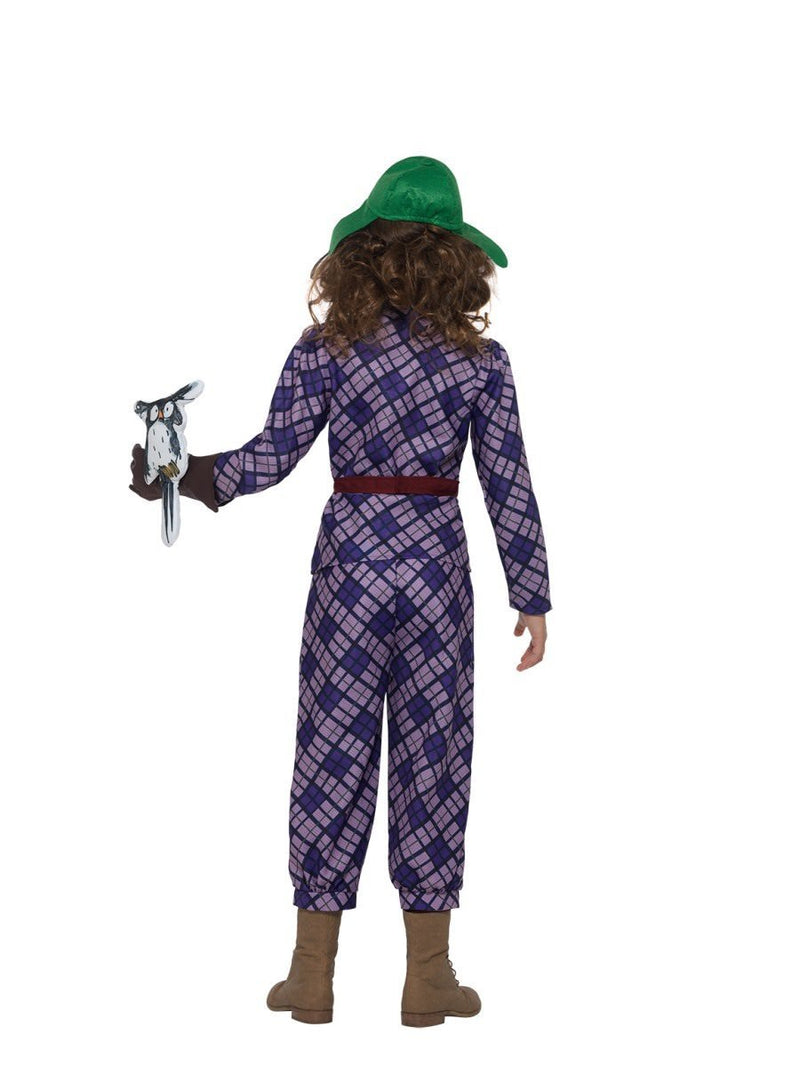 David Walliams Deluxe Awful Auntie Costume Kids Purple_4