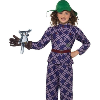 David Walliams Deluxe Awful Auntie Costume Kids Purple_1