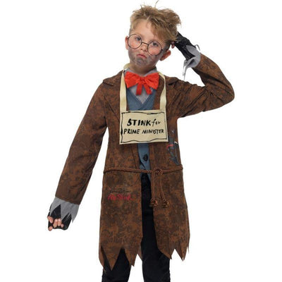 David Walliams Deluxe Mr Stink Costume Kids Brown_1