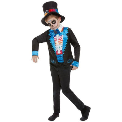 Day Of The Dead Boy Costume Child Multi_1