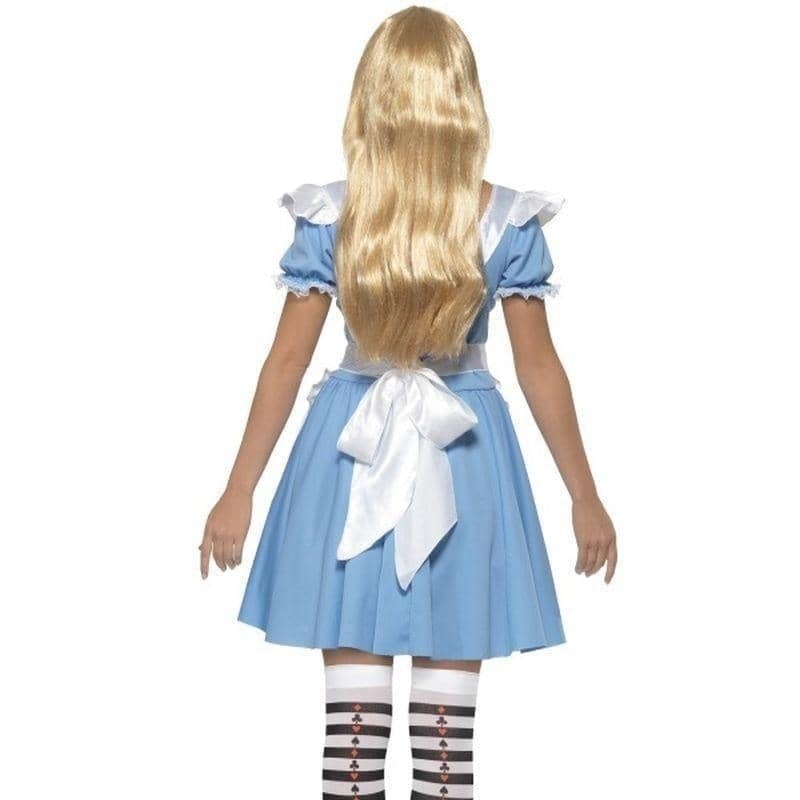 Deck Of Cards Girl Costume Ladies Alice In Wonderland Adult Blue White_2