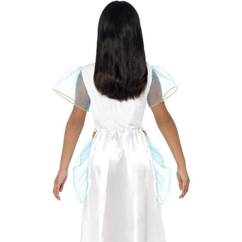 Deluxe Cleopatra Girl Costume Kids White Blue_5